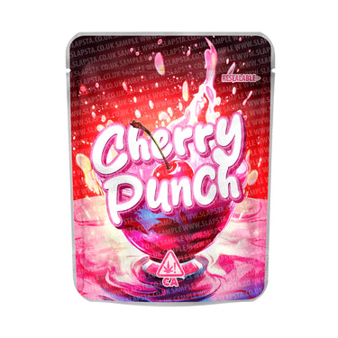 Cherry Punch Mylar Pouches Pre - Labeled - 3.5g (1/8oz)