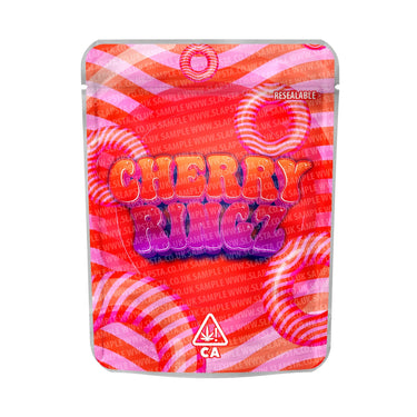 Cherry Ringz Mylar Pouches Pre - Labeled - 3.5g (1/8oz)