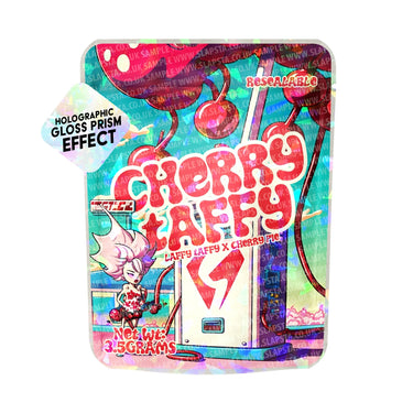 Cherry Taffy SFX Mylar Pouches Pre - Labeled - 3.5g (1/8oz)