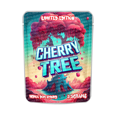 Cherry Tree Mylar Pouches Pre - Labeled - 3.5g (1/8oz)