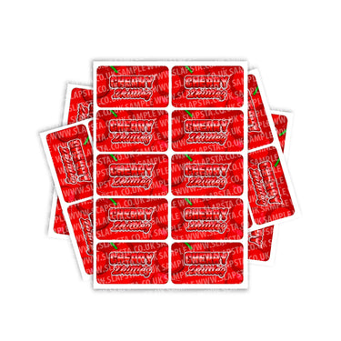Cherry Zkittlez Rectangle / Pre - Roll Labels - Pre - Roll (10.16cm x 6.7cm)