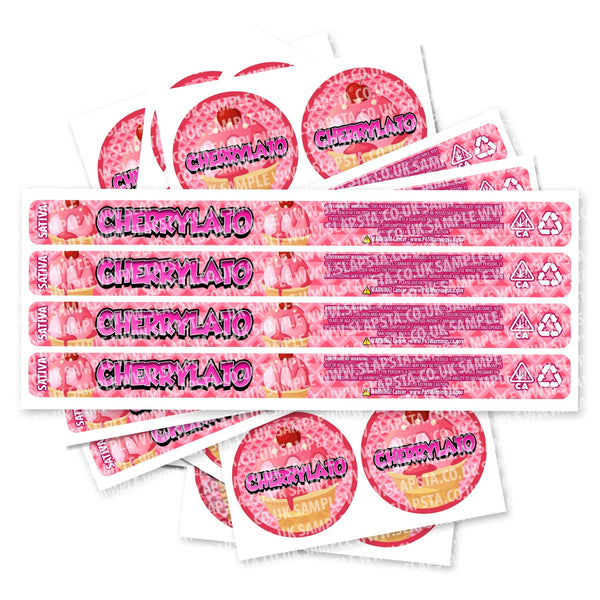 Cherrylato Pressitin Strain Labels - SLAPSTA