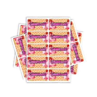 Cherrylato Rectangle / Pre-Roll Labels - Pre-Roll (10.16cm x 6.7cm) / 10