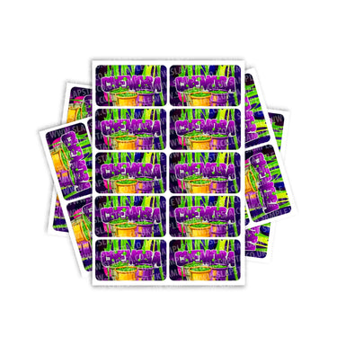 Chesmosa Rectangle / Pre - Roll Labels - Pre - Roll (10.16cm x 6.7cm)