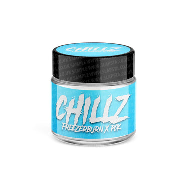 Chillz Glass Jars Pre - Labeled - 3.5grams (1/8oz)