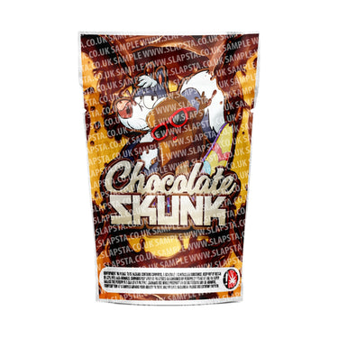 Chocolate Skunk Mylar Pouches Pre-Labeled - 3.5g (1/8oz) / No / 16pcs