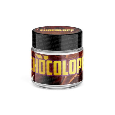 Chocolope Glass Jars Pre - Labeled - 3.5grams (1/8oz)