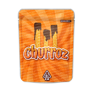 Churroz Mylar Pouches Pre - Labeled - 3.5g (1/8oz)