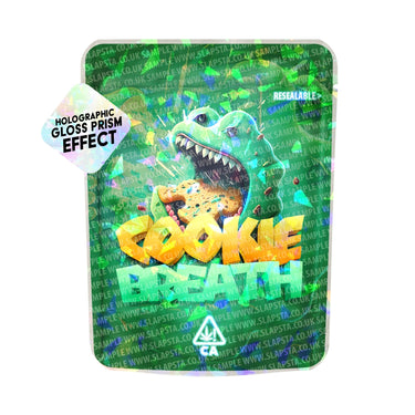 Cookie Breath SFX Mylar Pouches Pre - Labeled - 3.5g (1/8oz)