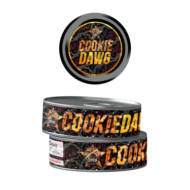 Cookie Dawg Pre - Labeled 3.5g Self - Seal Tins - 60pcs