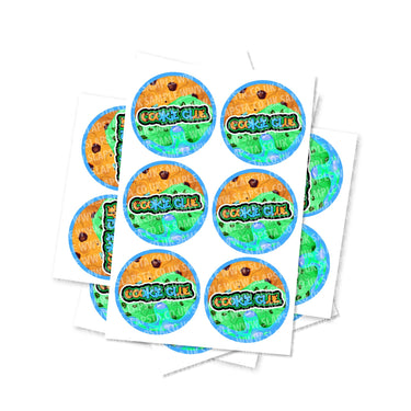 Cookie Glue Circular Stickers - 2.5cm