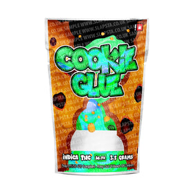 Cookie Glue Mylar Pouches Pre-Labeled