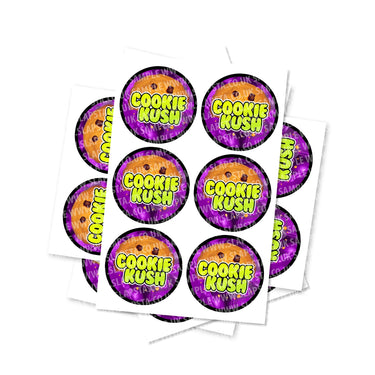 Cookie Kush Circular Stickers - 2.5cm