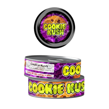 Cookie Kush Pre - Labeled 3.5g Self - Seal Tins - 60pcs
