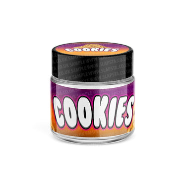 Cookies Glass Jars Pre - Labeled - 3.5grams (1/8oz)