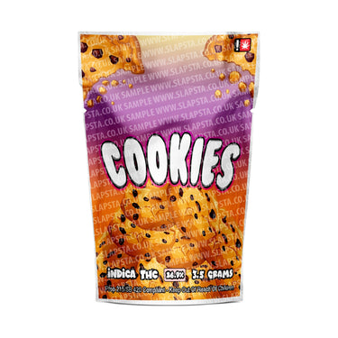 Cookies Mylar Pouches Pre-Labeled - SLAPSTA
