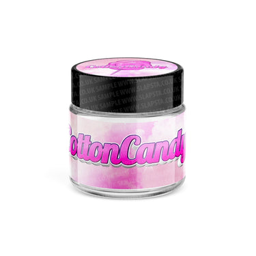 Cotton Candy Glass Jars Pre - Labeled - 3.5grams (1/8oz)