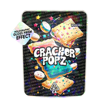 Cracker Popz SFX Mylar Pouches Pre - Labeled - 3.5g (1/8oz)