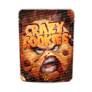Crazy Cookies Mylar Pouches Pre - Labeled - 3.5g (1/8oz)