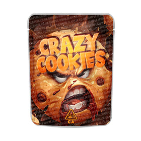 Crazy Cookies Mylar Pouches Pre-Labeled