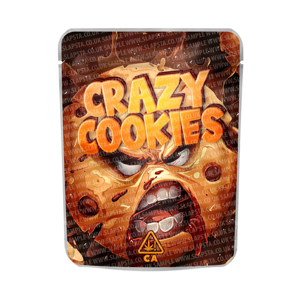 Crazy Cookies Mylar Pouches Pre-Labeled - SLAPSTA