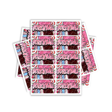Screw Ball Rectangle / Pre-Roll Labels - Pre-Roll (10.16cm x 6.7cm) / 10