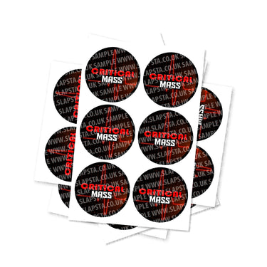 Critical Mass Circular Stickers - 2.5cm