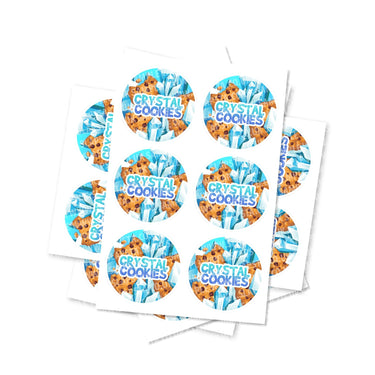 Crystal Cookies Circular Stickers - 2.5cm