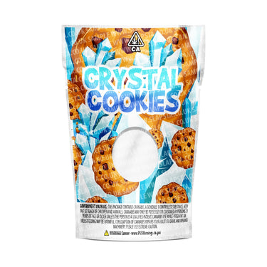 Crystal Cookies Mylar Pouches Pre-Labeled - SLAPSTA