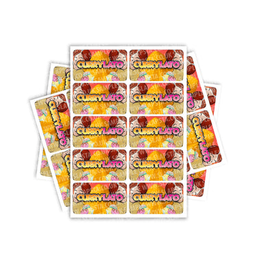 Currylato Rectangle / Pre-Roll Labels - Pre-Roll (10.16cm x 6.7cm) / 10