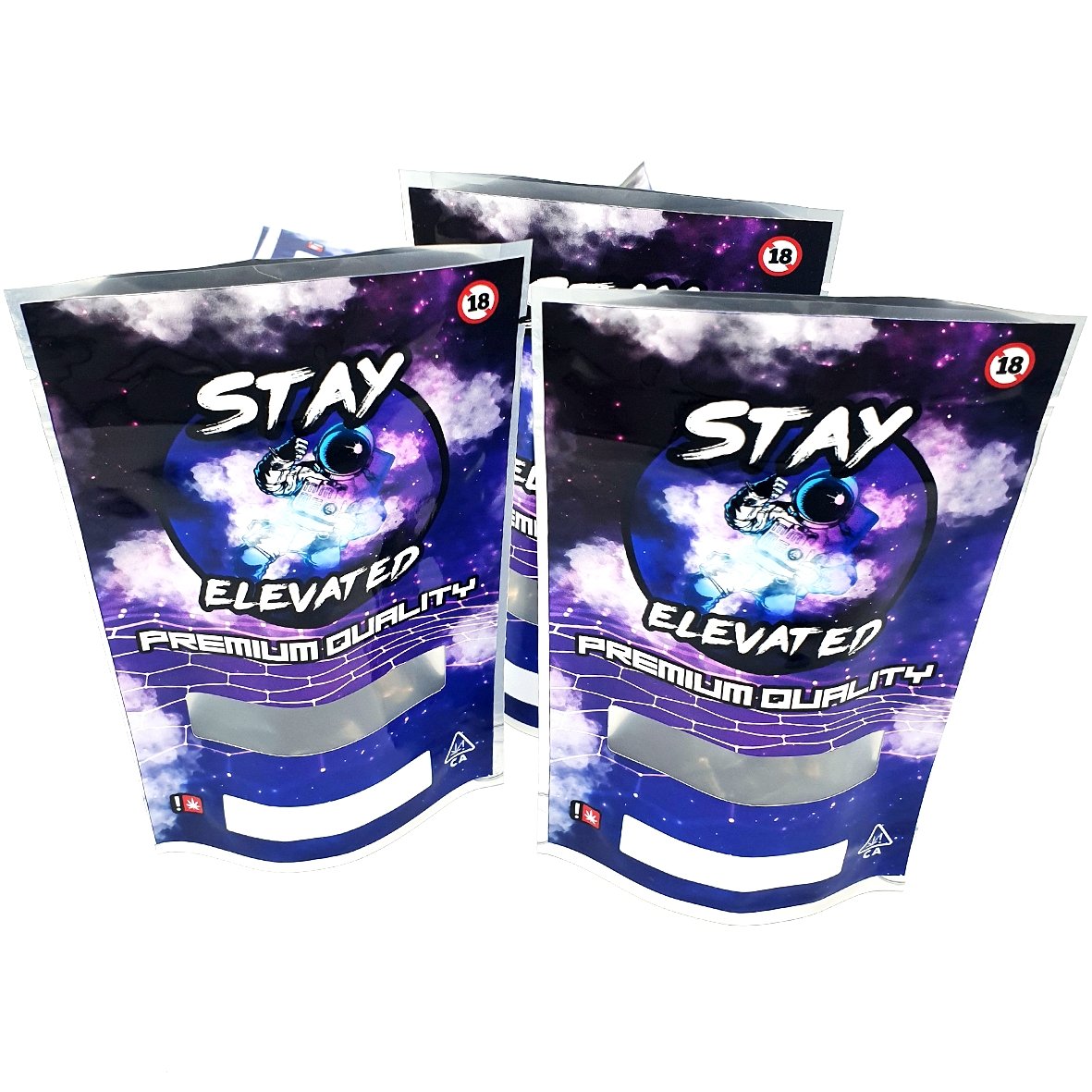 SLAPSTA - Custom 3.5g (1/8 Ounce) Mylar Sticker Bags