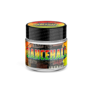 Dance Hall Glass Jars Pre - Labeled - 3.5grams (1/8oz)