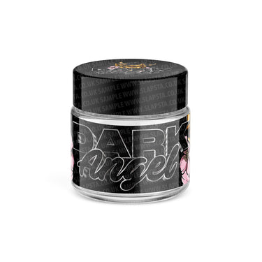 Dark Angel Glass Jars Pre - Labeled - 3.5grams (1/8oz)