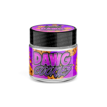 Dawg Cookies Glass Jars Pre - Labeled - 3.5grams (1/8oz)