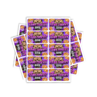Dawg Cookies Rectangle / Pre-Roll Labels - Pre-Roll (10.16cm x 6.7cm) / 10