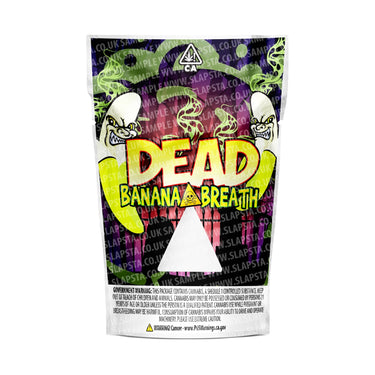 Dead Banana Breath Mylar Pouches Pre-Labeled - 3.5g (1/8oz) / No / 16pcs