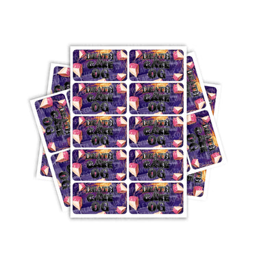 Death By Cake OG Rectangle / Pre - Roll Labels - Pre - Roll (10.16cm x 6.7cm)