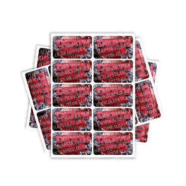 Death Star Rectangle / Pre-Roll Labels - Pre-Roll (10.16cm x 6.7cm) / 10