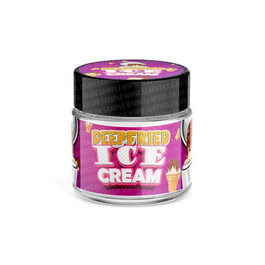 Deep Fried Ice Cream Glass Jars Pre - Labeled - 3.5grams (1/8oz)