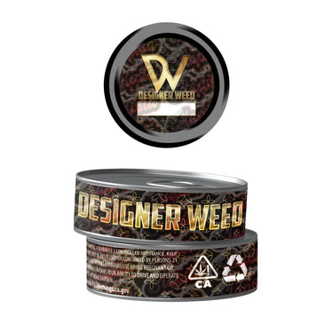 Designer Weed Pre - Labeled 3.5g Self - Seal Tins - 60pcs