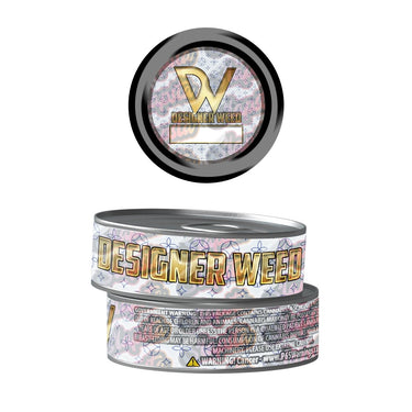 Designer Weed Pre - Labeled 3.5g Self - Seal Tins - 60pcs