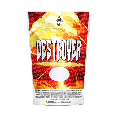 Destroyer Mylar Pouches Pre-Labeled - SLAPSTA