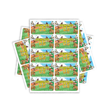 Dog Walker OG Rectangle / Pre-Roll Labels - Pre-Roll (10.16cm x 6.7cm) / 10