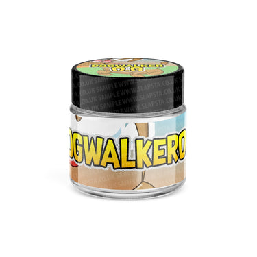 Dogwalker OG Glass Jars Pre - Labeled - 3.5grams (1/8oz)