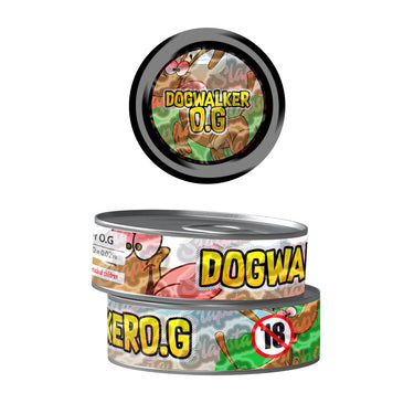 Dogwalker OG Pre - Labeled 3.5g Self - Seal Tins - 60pcs