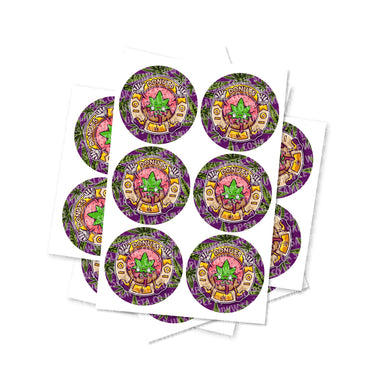 Donuts Circular Stickers - 2.5cm