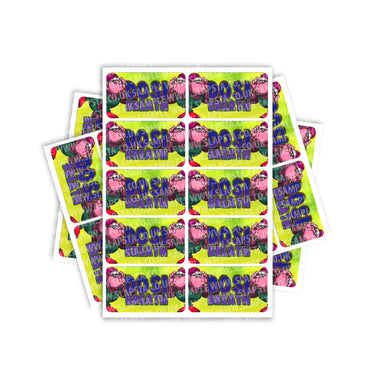 Dosi Breath Rectangle / Pre-Roll Labels - Pre-Roll (10.16cm x 6.7cm) / 10
