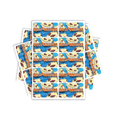 Dosi Orange Rectangle / Pre-Roll Labels - Pre-Roll (10.16cm x 6.7cm) / 10