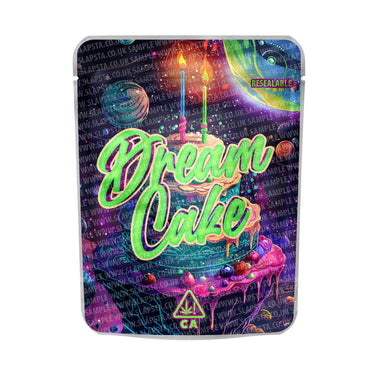 Dream Cake Mylar Pouches Pre - Labeled - 3.5g (1/8oz)