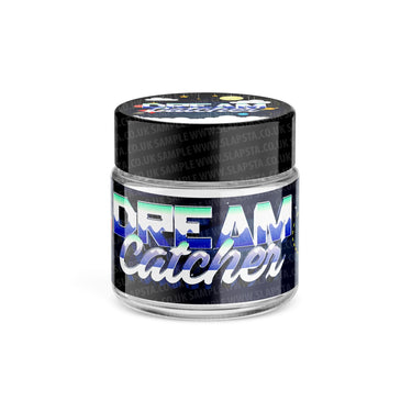 Dream Catcher Glass Jars Pre - Labeled - 3.5grams (1/8oz)